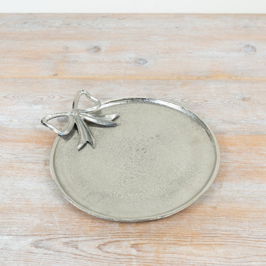 Christmas Bow Serving Plate, 28cm