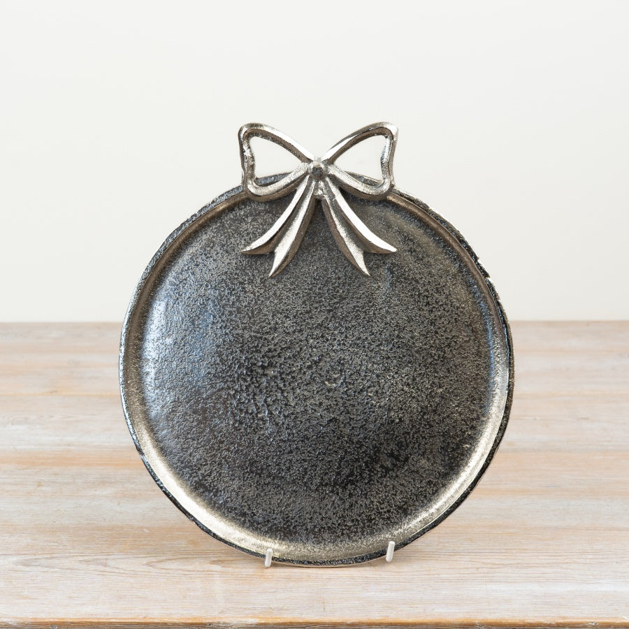 Christmas Bow Serving Plate, 28cm