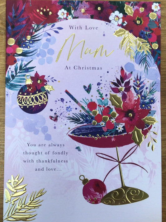 Mum Christmas Card - Words N' Wishes