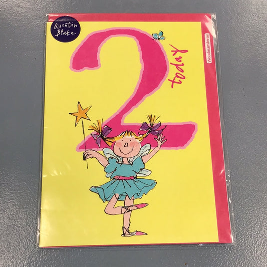 2nd Birthday Girl Card - Woodmansterne