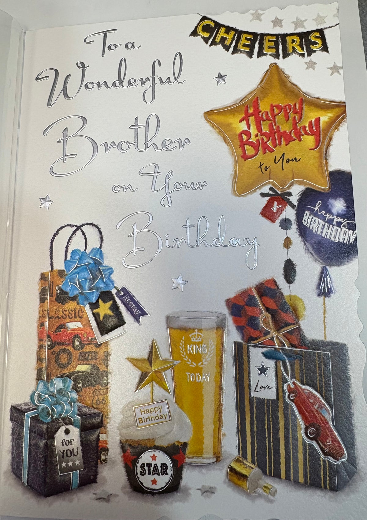 Brother Birthday Card - Jonny Javelin