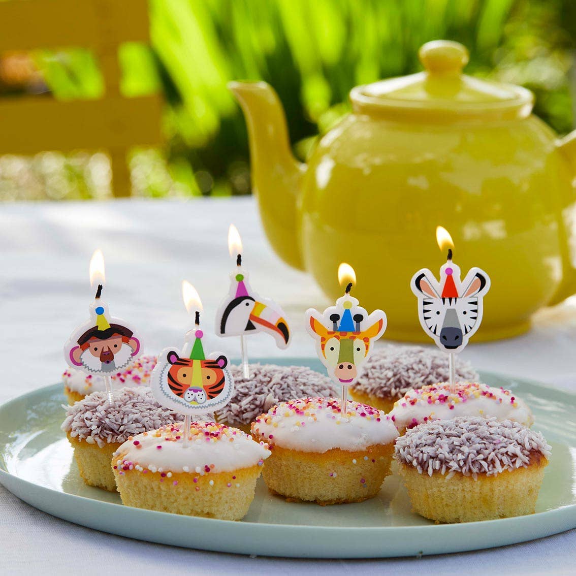 Animal Birthday Candles | 5 Pack | Kids Birthday |