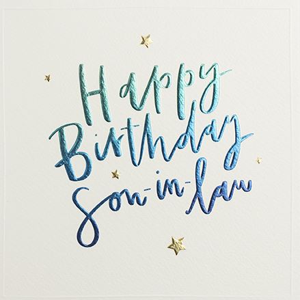 Son-In-Law Birthday Card - Paperlink