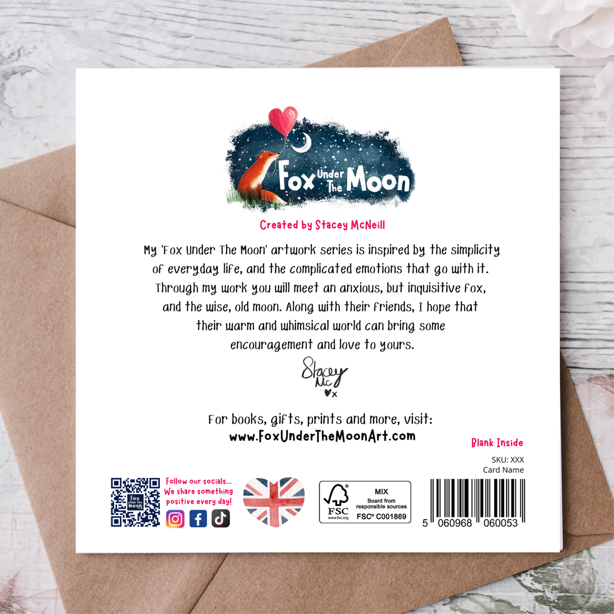 "Home" Relationship & New Home Card by Fox Under The Moon