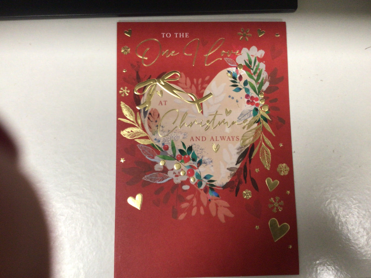 One I Love Christmas Card - Words N' Wishes