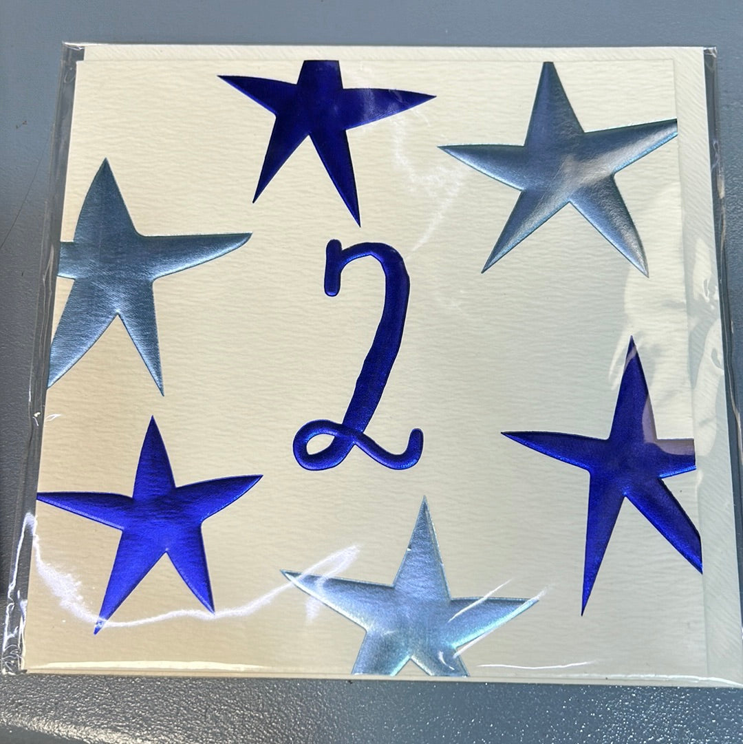 2nd Birthday Card - WJB