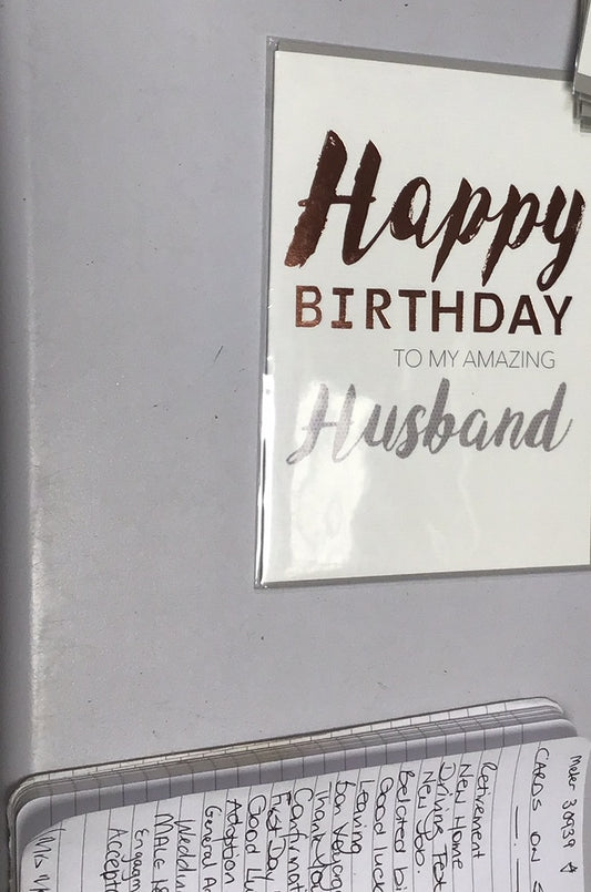 Husband Birthday - Kate Guest