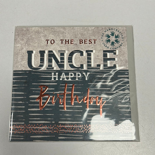Uncle Birthday - Handcrafted