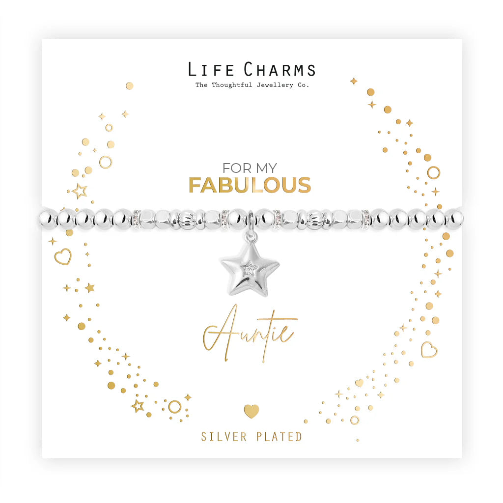 Christmas Auntie Bracelet - Life Charms Jewellery