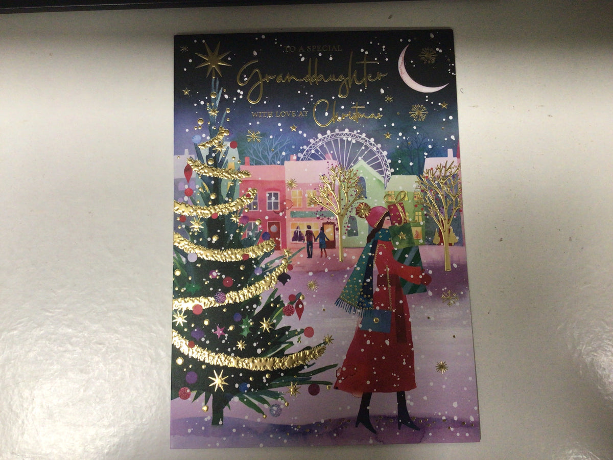 Granddaughter Christmas Card - Words N' Wishes