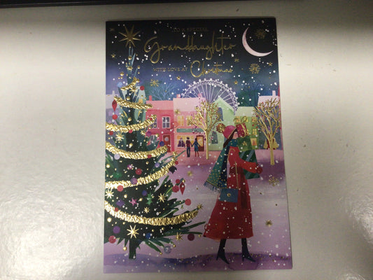 Granddaughter Christmas Card - Words N' Wishes