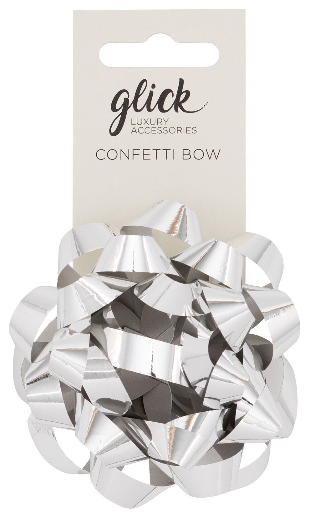 Bow Metallic Silver
