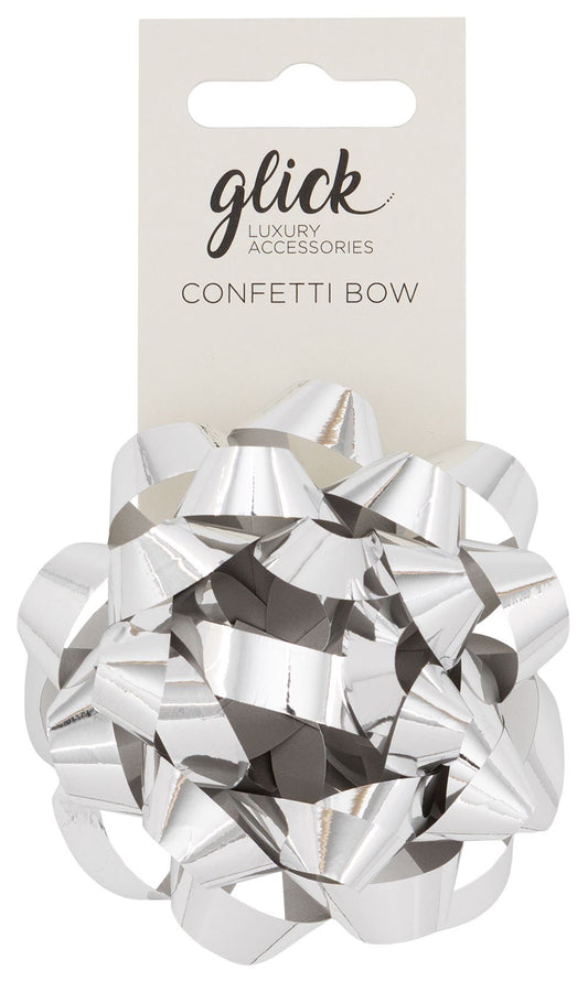 Bow Metallic Silver