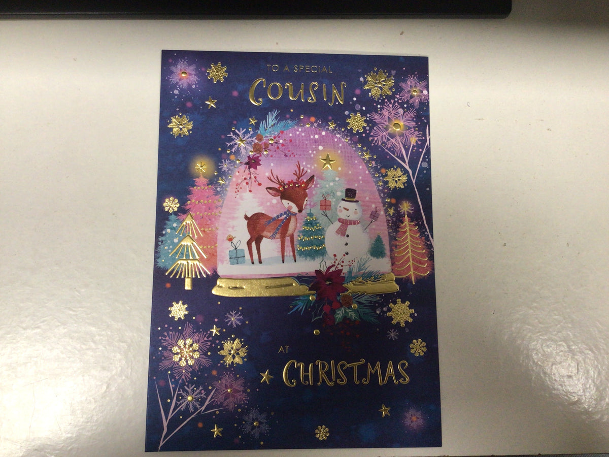 Cousin Christmas Card - Words N' Wishes