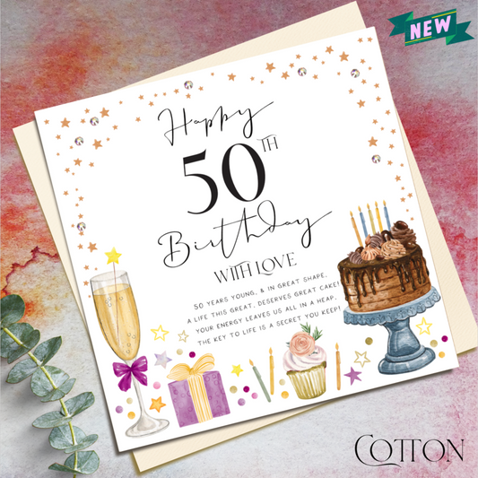 Happy 50th Birthday with love