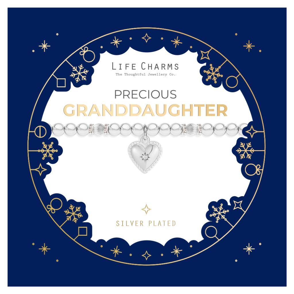 Christmas Granddaughter Charm Bracelet