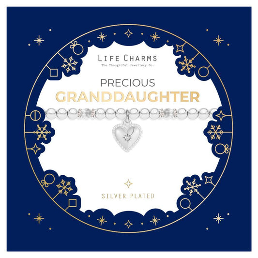 Christmas Granddaughter Charm Bracelet