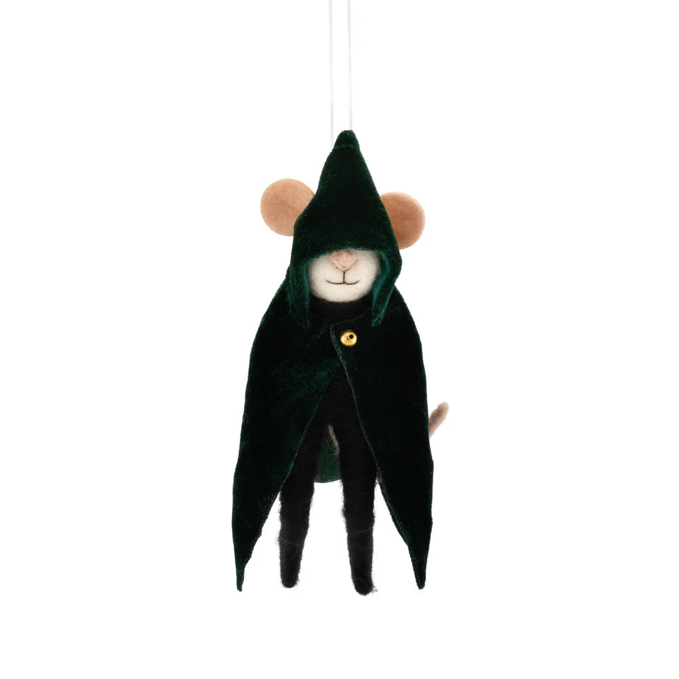 Cloaked Traitors Mouse Felt Decoration