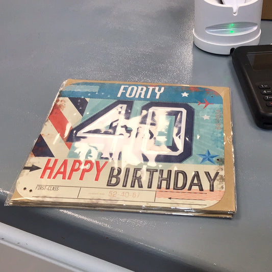 40 birthday card  Rossana Rossi