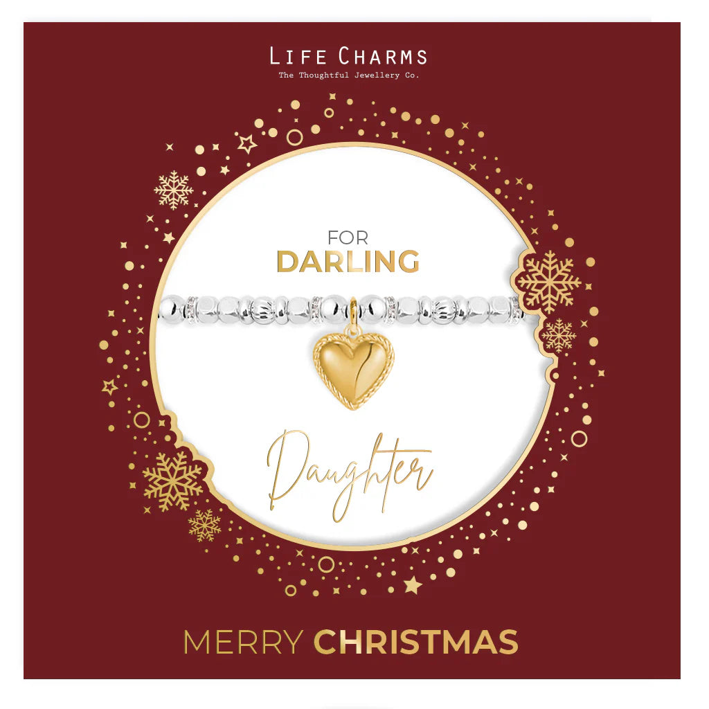 Christmas Daughter Bracelet - Life Charms Jewellery