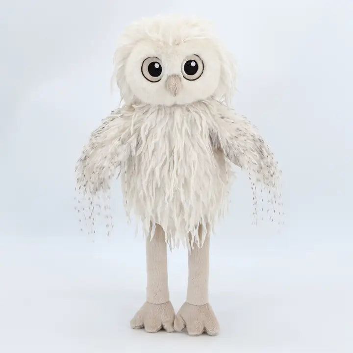 Beige Dingle Dangle Owl Plush Soft Toy 25cm - Jomanda