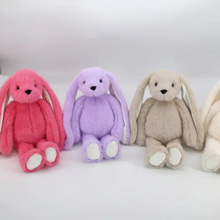 Purple Dingle Dangle Bunny Plush Soft Toy 20cm - Jomanda