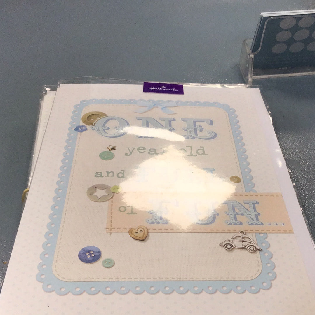 1st birthday card Hallmark