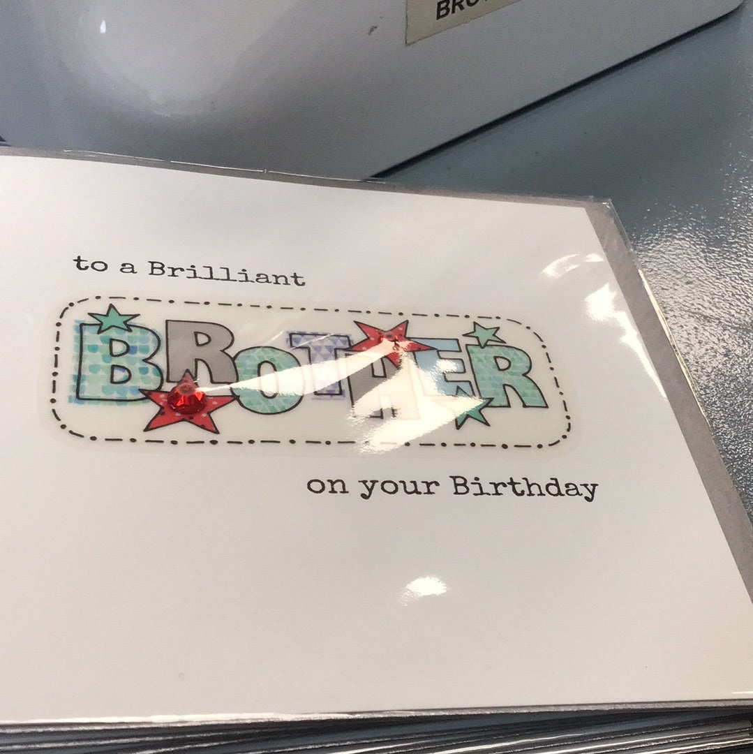 Brother birthday card
