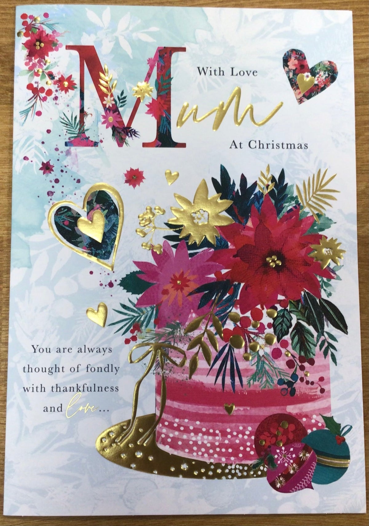 Mum Christmas Card - Words N' Wishes