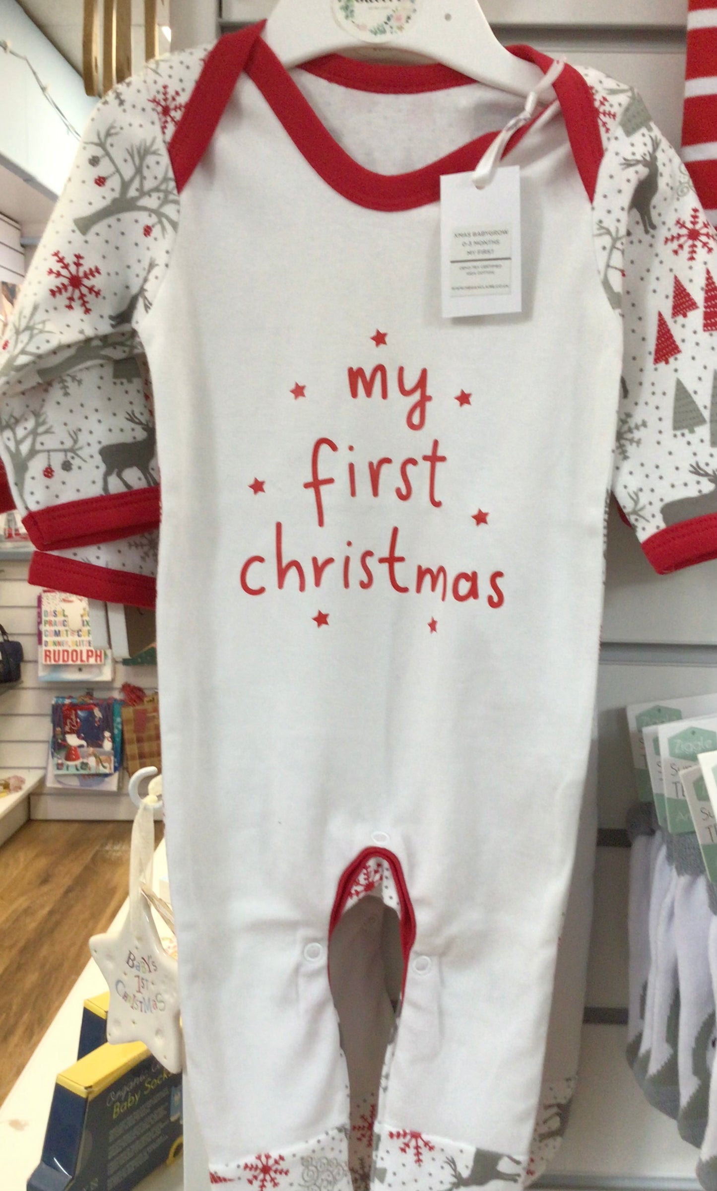 My First Christmas babygrow