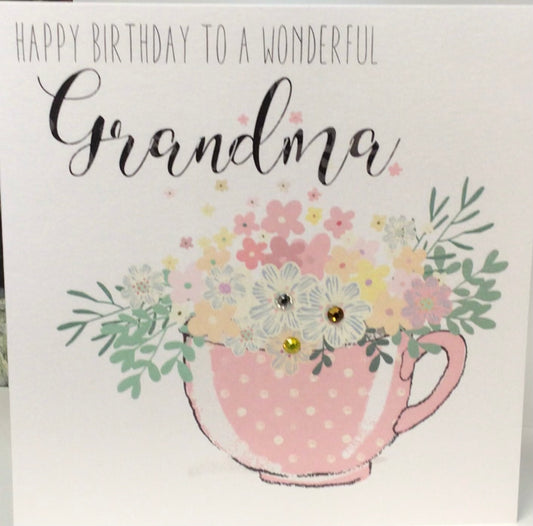 Grandma birthday card Hopscotch