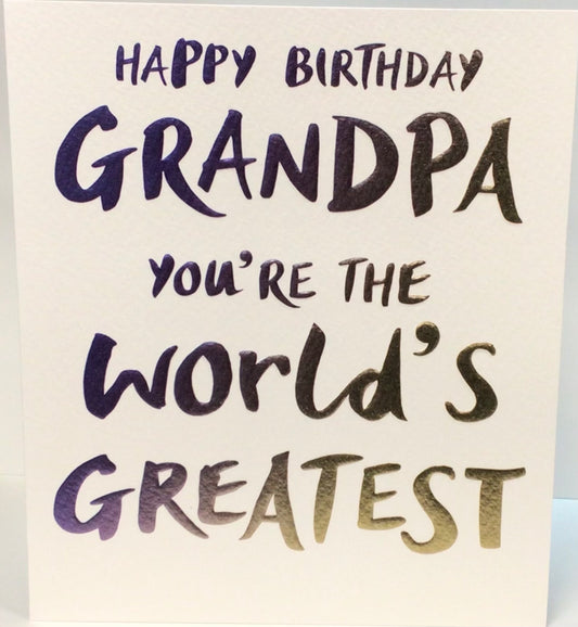 Grandpa Birthday Card - Paperlink