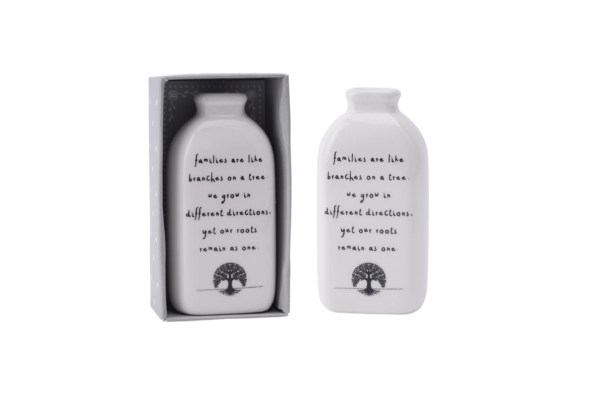 'Families Are Like...' Bud Vase