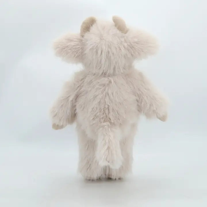 Beige Highland Cow Plush Soft Toy 26cm - Jomanda