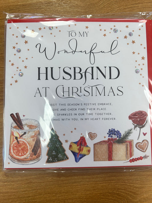 To my wonderful Husband at Christmas