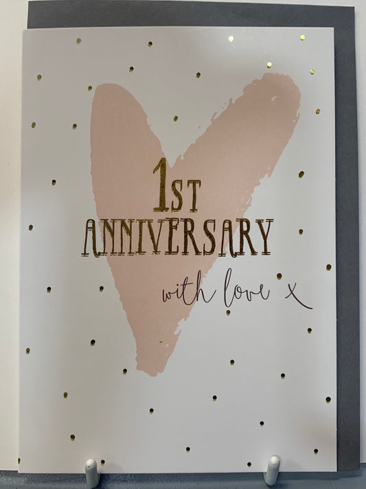 1st Anniversary Card - HG