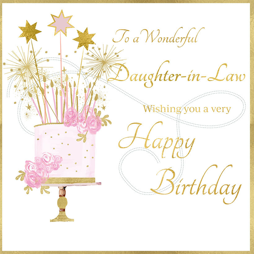 Daughter-In-Law Birthday Card