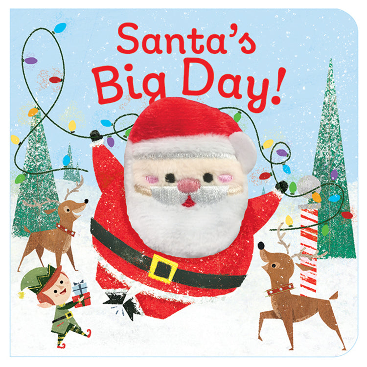 Santa’s Big Day Mini Finger Puppet Baby Book