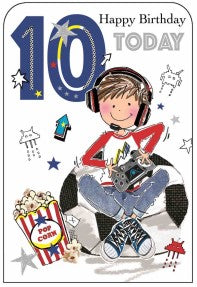 10th Birthday Card - Jonny Javelin