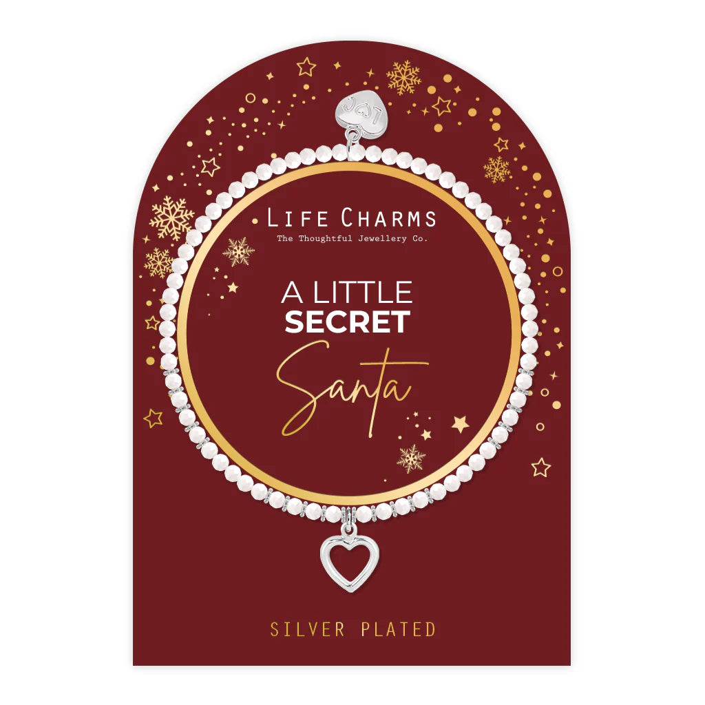 Christmas Bracelet, A Little Secret Santa - Life Charms Jewellery