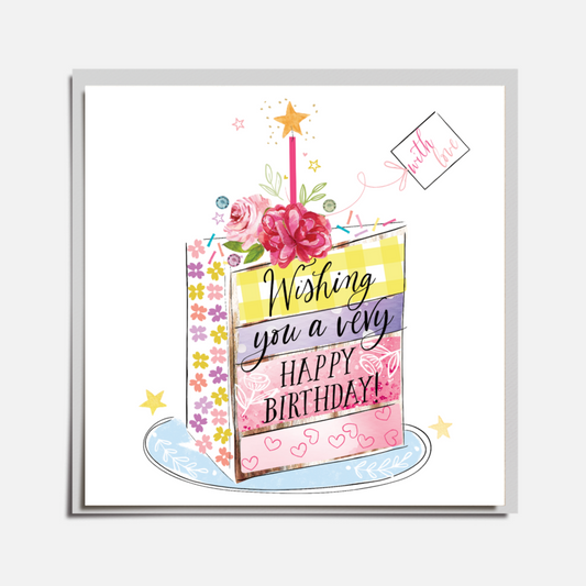 Wishing you a very happy birthday with love