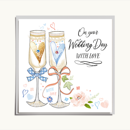 On your Wedding Day with love