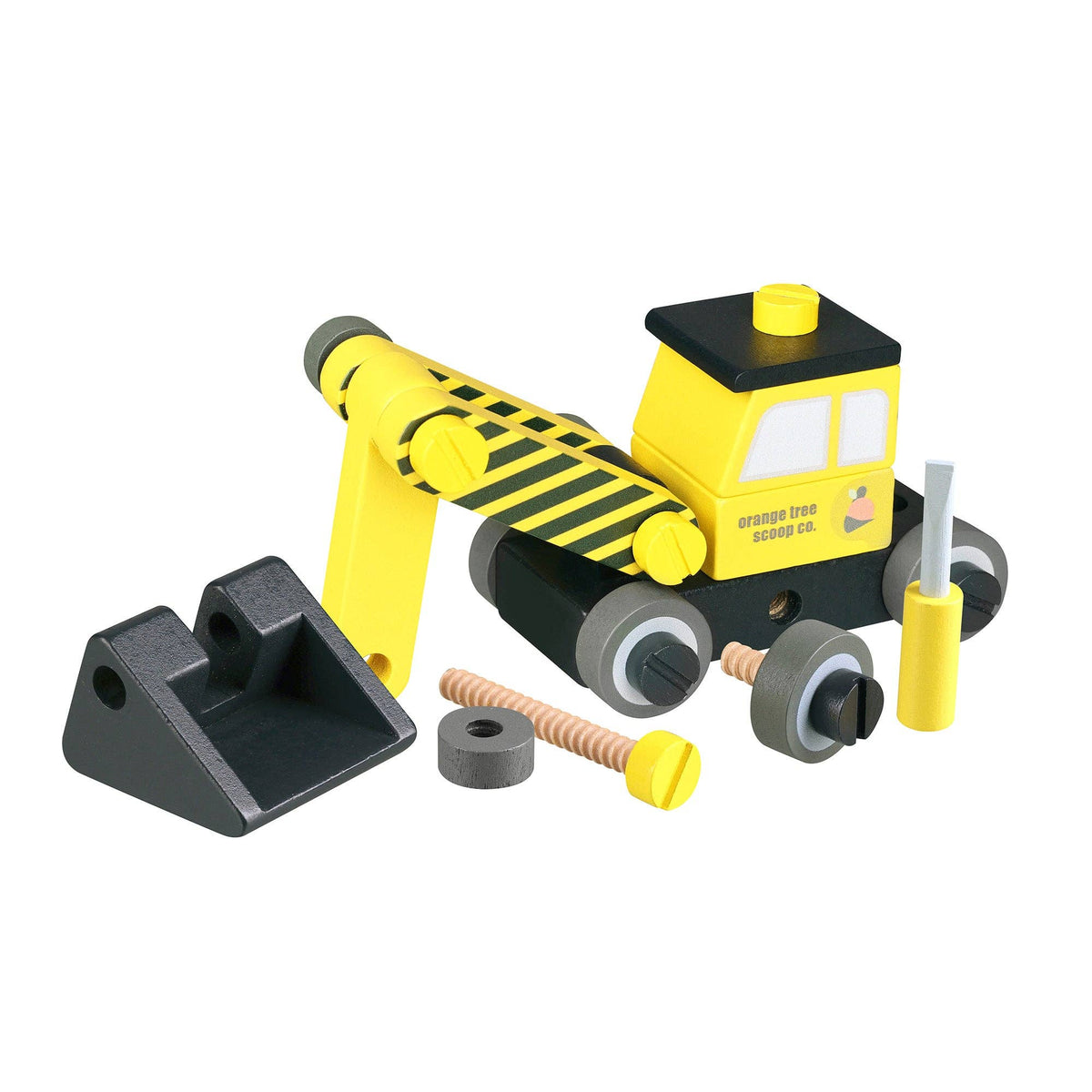 Wooden Buildable Digger Toy