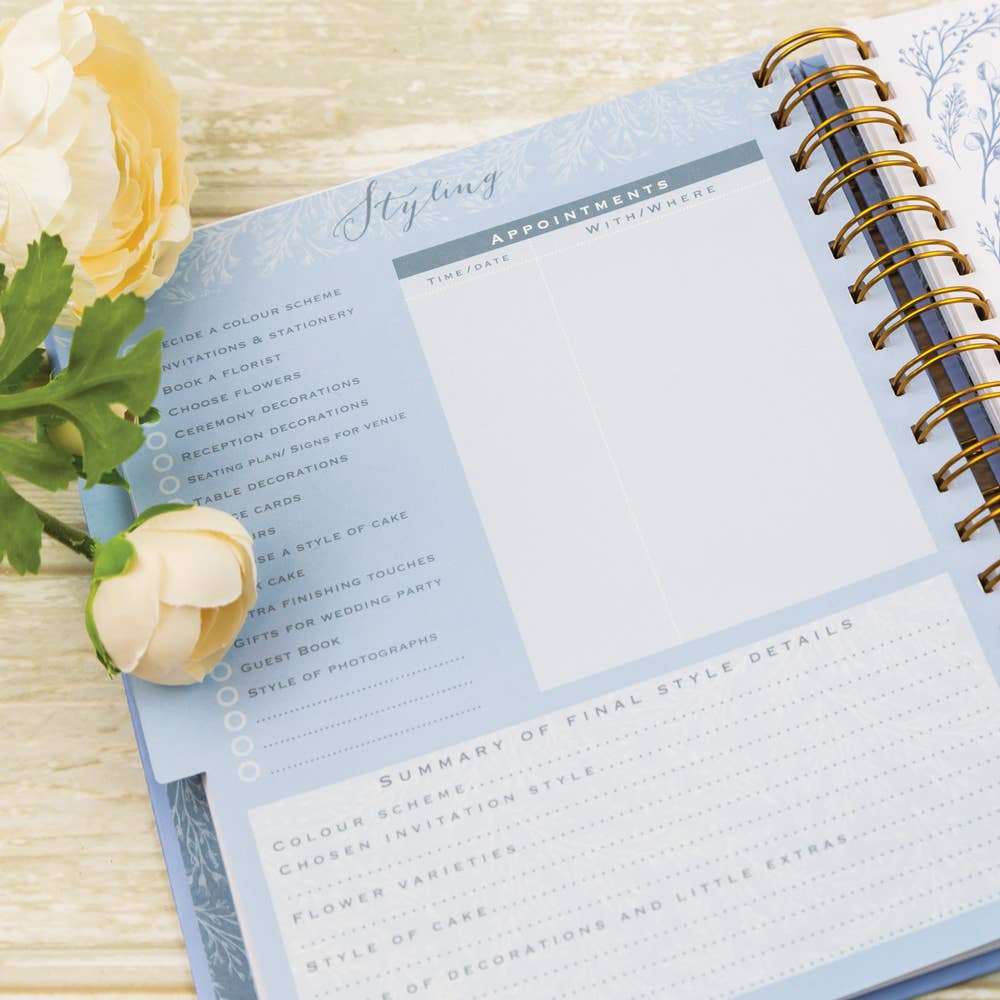 Luxury Powder Blue Wedding Planner