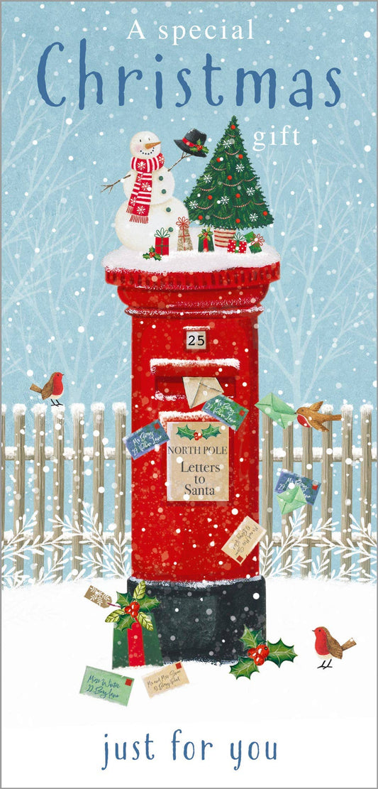 Christmas Money Wallet Card - Christmas Postbox