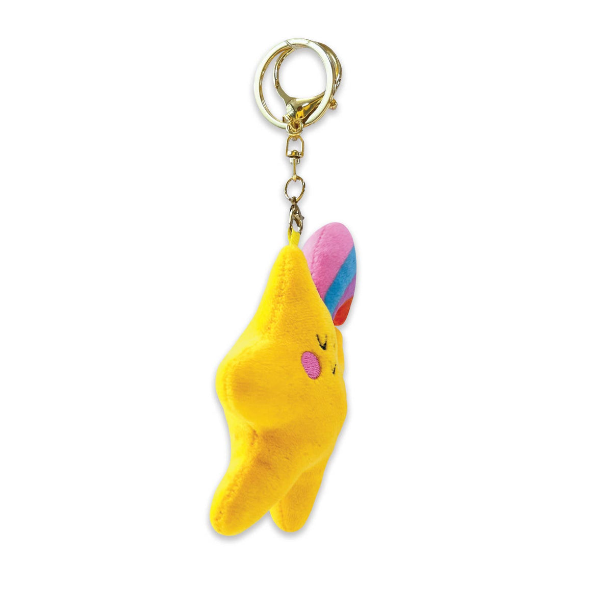 Plush Bag Charms - Star/Rainbow