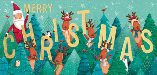 Christmas Money Wallet Card - Festive Friends