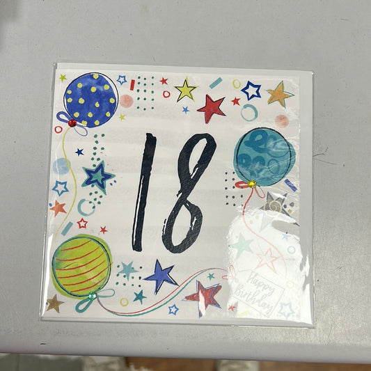 18th Birthday Card