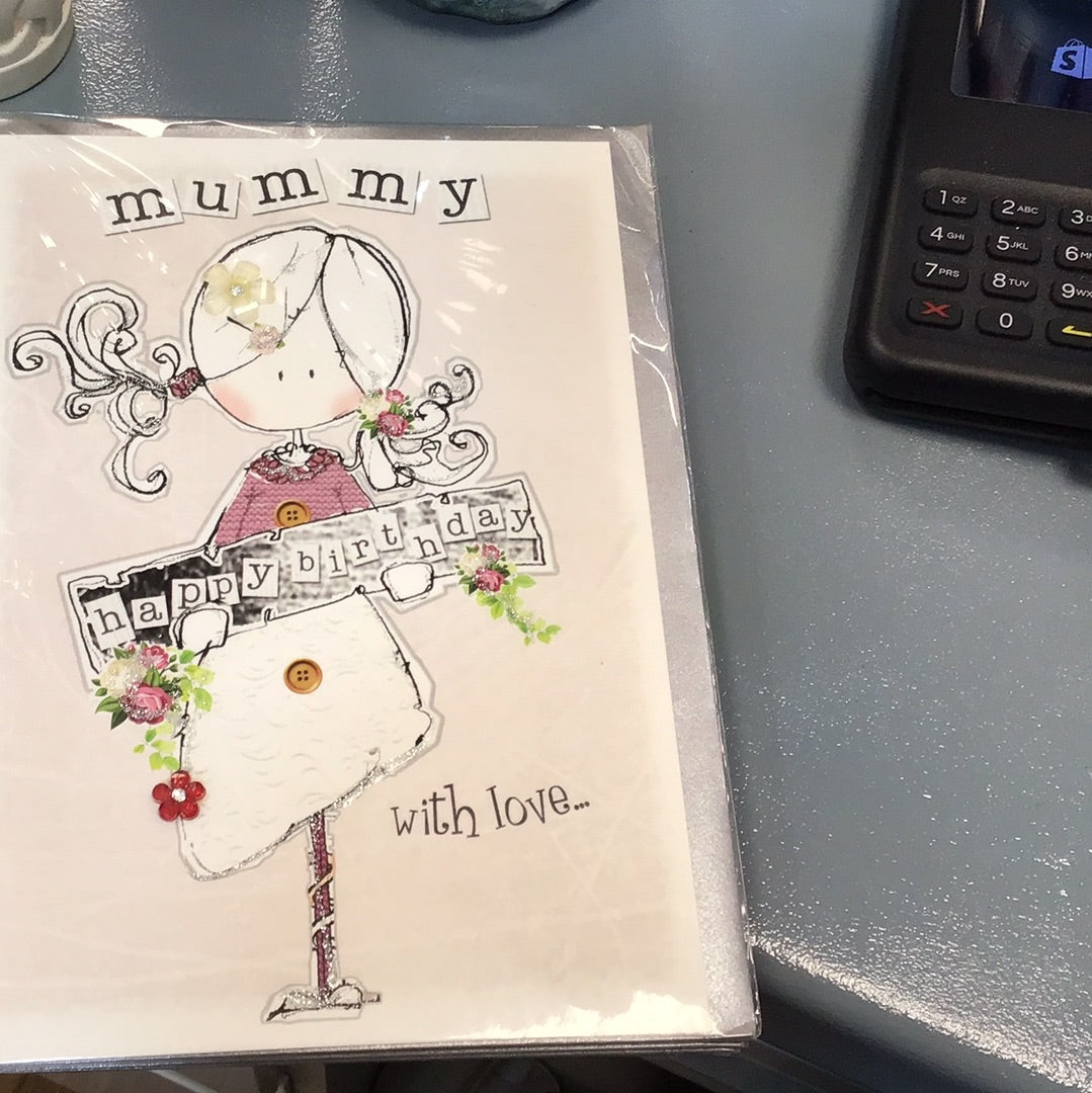 Mummy birthday card - Tracy russell
