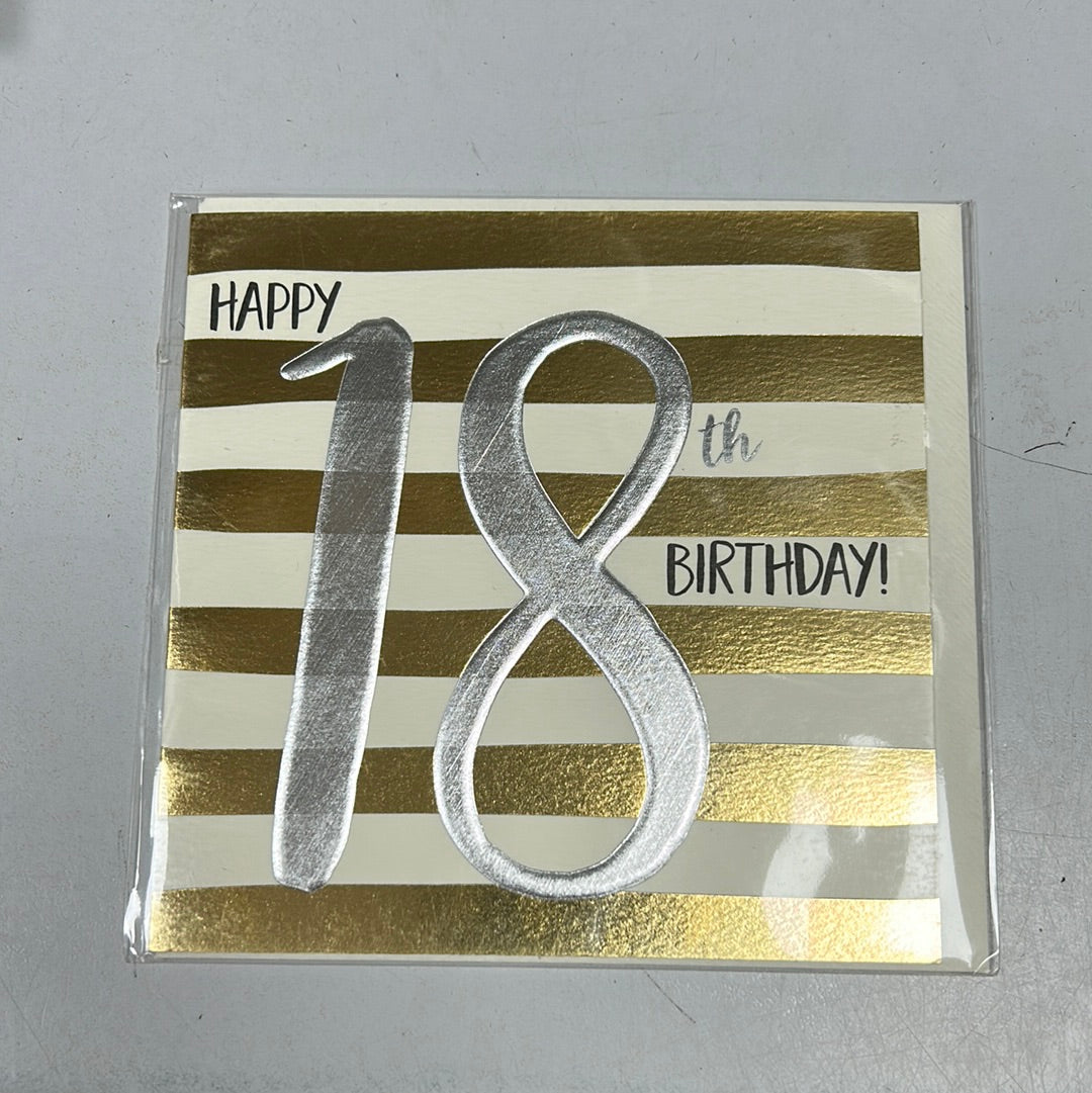 18th Birthday Card